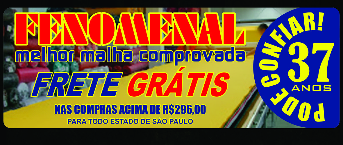 Banner vitrine frete grátis 