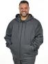 Jaqueta jovem plus size  c/ capuz