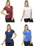 Kit 4 Blusas Femininas Malha fria Z