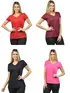 Kit 4 Blusas Femininas Malha fria Z