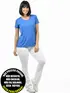 Blusa longa gola redonda