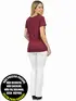 Blusa longa gola redonda
