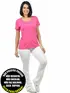 Blusa longa gola redonda