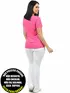 Blusa longa gola redonda