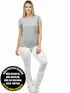 Blusa longa gola redonda