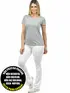 Blusa longa gola redonda