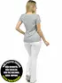 Blusa longa gola redonda
