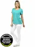 Blusa longa gola redonda