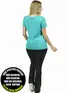 Blusa longa gola redonda