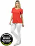 Blusa longa gola redonda