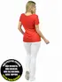 Blusa longa gola redonda