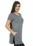 Blusa maxi nova longa bx