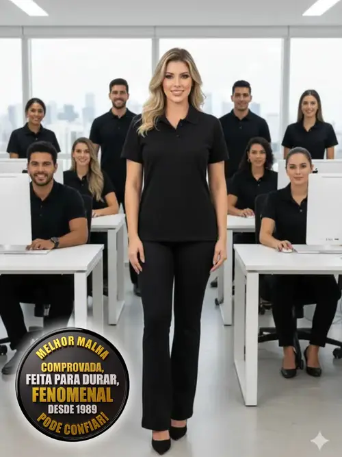Polo piquet feminina fenomenal