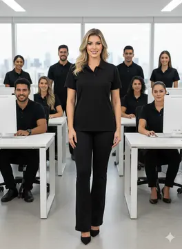 Polo piquet feminina fenomenal