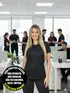 Polo feminina malha fria fenomenal(sem elasticidade)