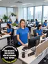 Polo feminina malha fria fenomenal(sem elasticidade)