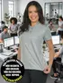 Polo feminina malha fria fenomenal(sem elasticidade)