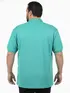 Polo piquet masculina plus size fenomenal