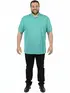 Polo piquet masculina plus size fenomenal