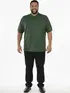 Polo piquet masculina plus size fenomenal
