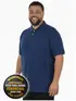 Polo piquet masculina plus size fenomenal