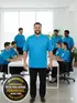 Polo piquet masculina plus size fenomenal