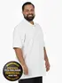 Polo piquet masculina plus size fenomenal
