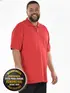 Polo piquet masculina plus size fenomenal
