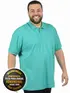 Polo piquet masculina plus size fenomenal