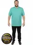 Polo piquet masculina plus size fenomenal