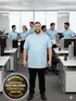 Polo piquet masculina plus size fenomenal