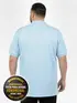Polo piquet masculina plus size fenomenal