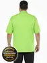 Polo piquet masculina plus size fenomenal