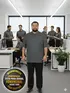 Polo piquet masculina plus size fenomenal
