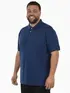 Polo piquet masculina plus size fenomenal