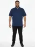 Polo piquet masculina plus size fenomenal