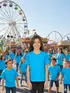 Camiseta algodão gola redonda infantil unissex fenomenal