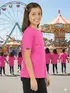 Camiseta algodão gola redonda infantil unissex fenomenal