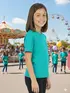 Camiseta algodão gola redonda infantil unissex fenomenal