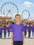 Camiseta algodão gola redonda infantil unissex fenomenal