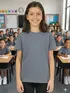 Camiseta algodão gola redonda infantil unissex fenomenal