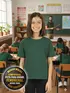Camiseta algodão gola redonda infantil unissex fenomenal