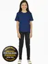 Camiseta algodão gola redonda infantil unissex fenomenal