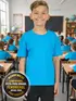 Camiseta algodão gola redonda infantil unissex fenomenal