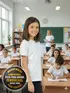 Camiseta algodão gola redonda infantil unissex fenomenal