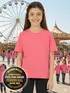 Camiseta algodão gola redonda infantil unissex fenomenal