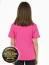 Camiseta algodão gola redonda infantil unissex fenomenal