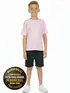 Camiseta algodão gola redonda infantil unissex fenomenal