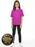 Camiseta algodão gola redonda infantil unissex fenomenal