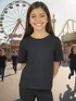 Camiseta algodão gola redonda infantil unissex fenomenal